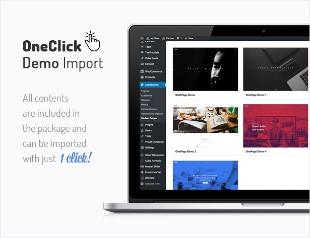 Carbon - Clean Minimal Multipurpose WordPress Theme