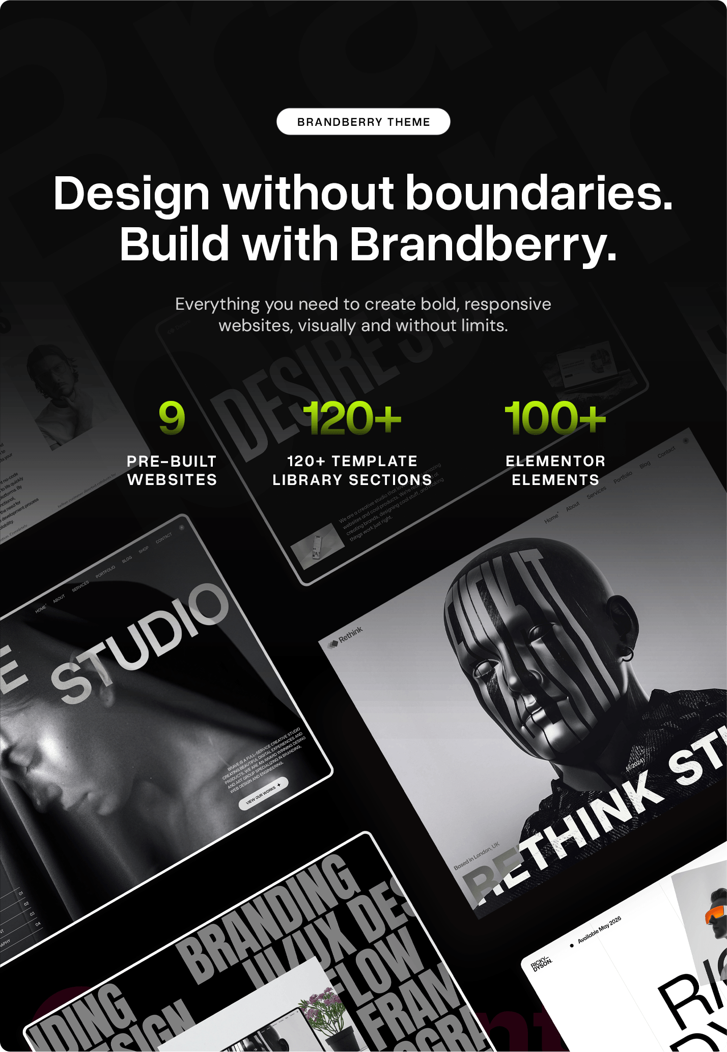 Brandberry – Creative Elementor WordPress Theme